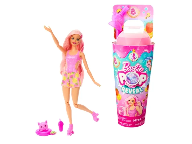 Barbie Pop Reveal Juicy Fruits Strawberry Lemonade