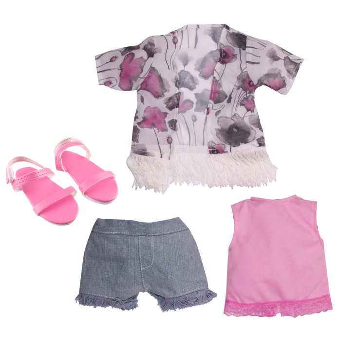  Design a Friend sæt med shorts og bluse