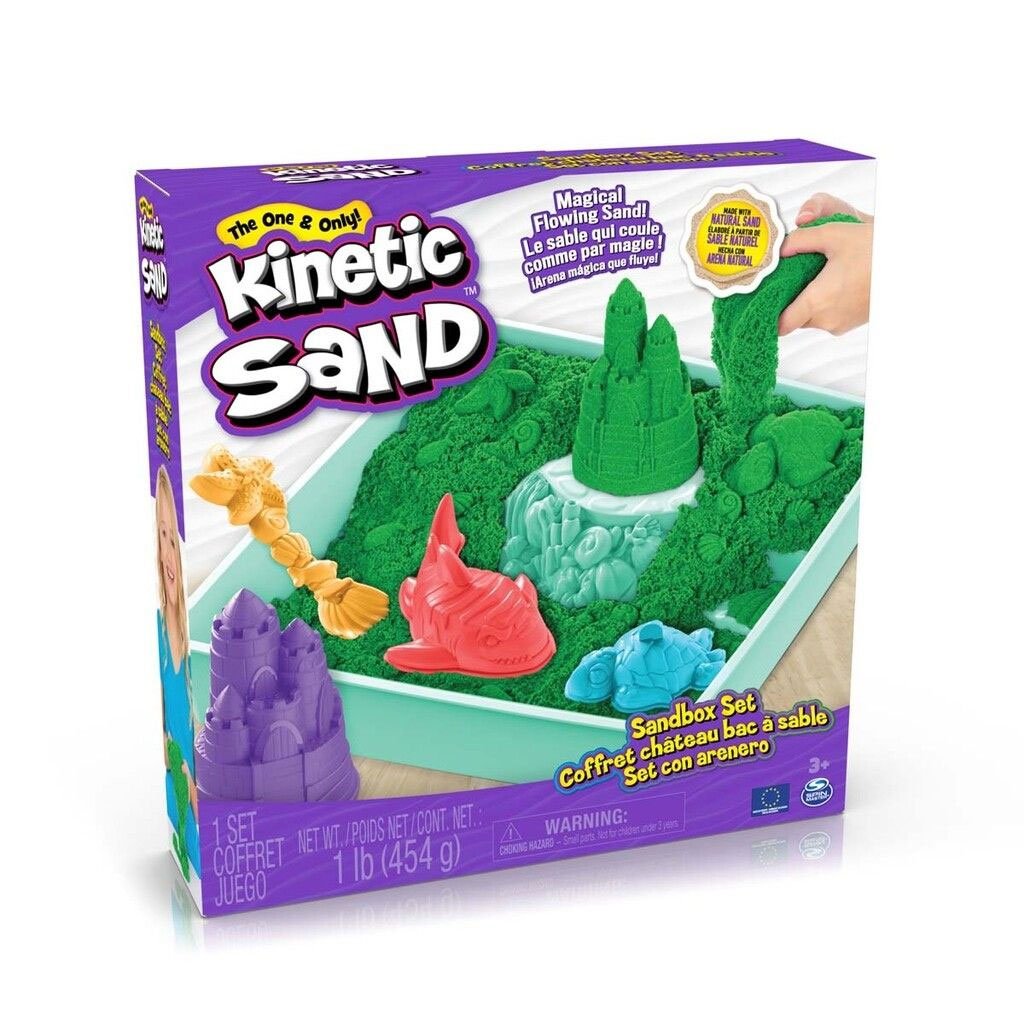 Kinetic Sand Sandbox Set - Grøn