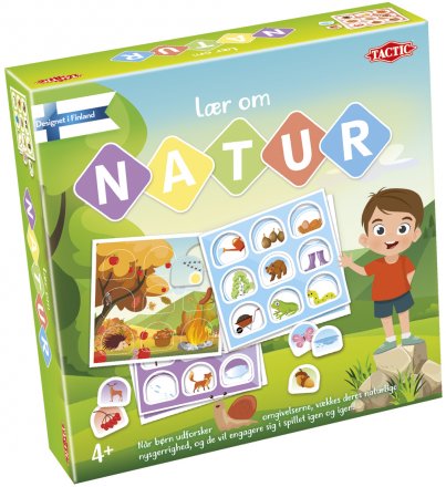 Lær om Natur - børnespil fra Tactic