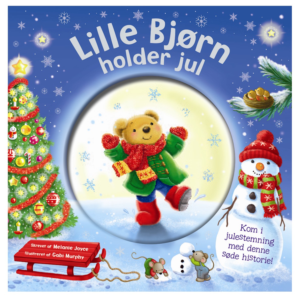 Lille bjørn holder jul - billedbog