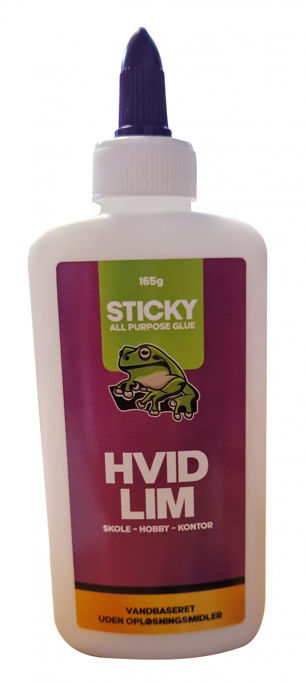 Hobbylim, hvid. 165g.