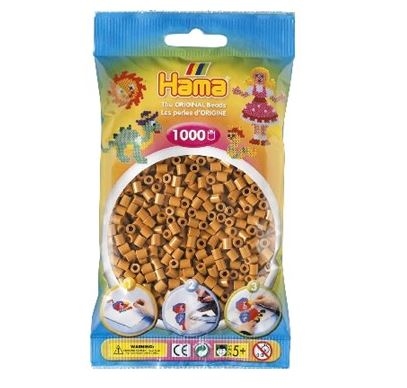 Hama perler - midi - 1000 stk - lys brun 21