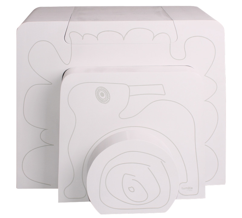TumbleMee Melo - Soft Grey - 4 dele
