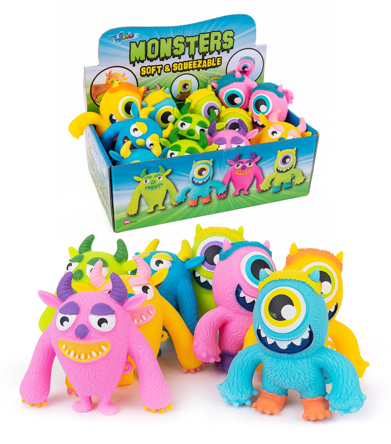 Monster soft/stretch med luft - fidget toy