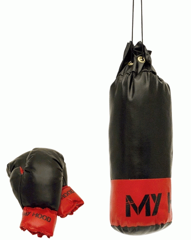 My Hood Boksesæk 1 kg. m. handsker