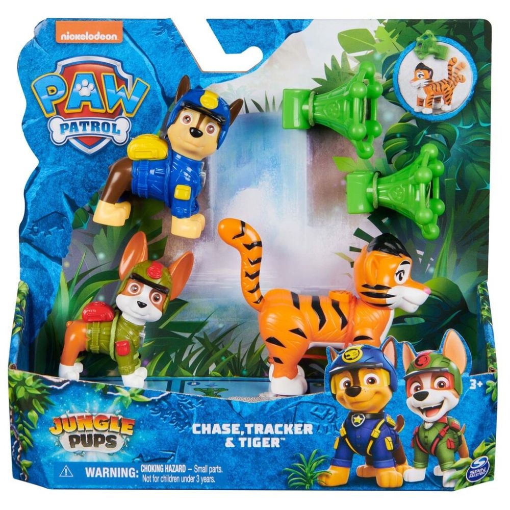 Paw Patrol Jungle Hero Pup - Chase & Tracker