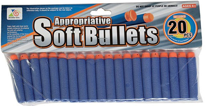 Pakke m. 20 bløde Pile til Blaze Storm/Nerf