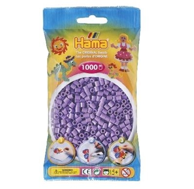 Hama perler - midi - 1000 stk - Pastel lilla 45