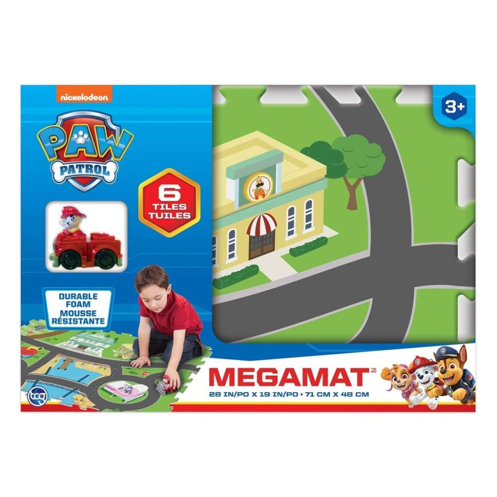 Paw Patrol Original Megamat legemåtte  m. køretøj
