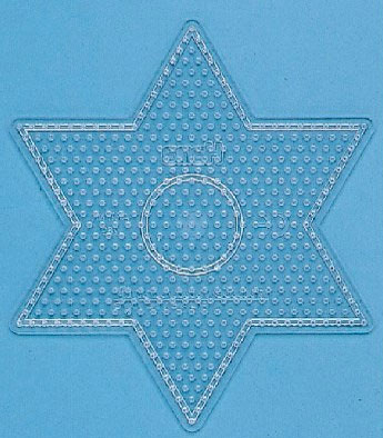 Hama Perleplade, stor stjerne Transparent