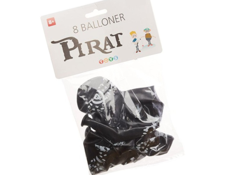 Pirat Balloner - 8 stk.