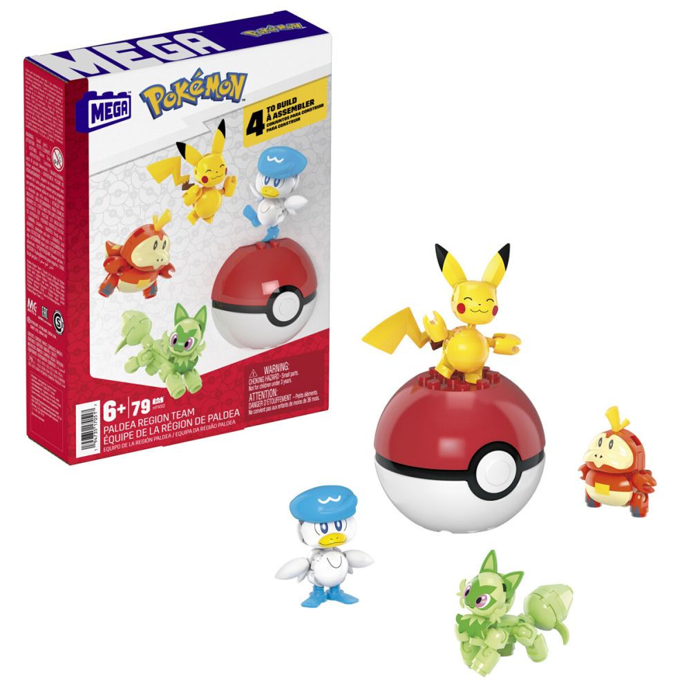 MEGA Pokémon Scarlet & Violet Poke Ball - 4 Poke Balls