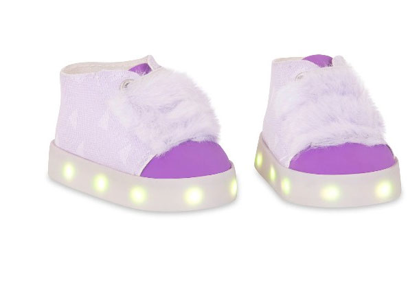 Our Generation sko med lys i sålen - Popping Purple