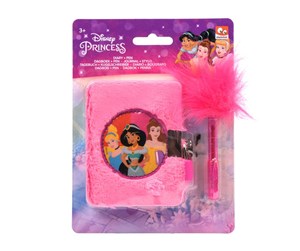 DISNEY PRINSESSE PLYS DAGBOG M/PEN
