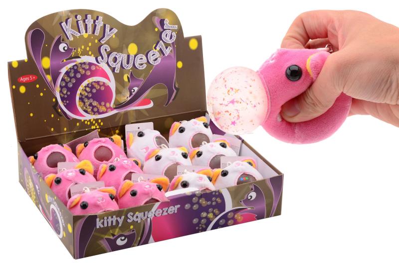 Squishy dyr med stjerner i - nøglering