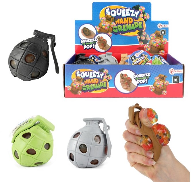 Squeezy håndgranat - Fidget legetøj