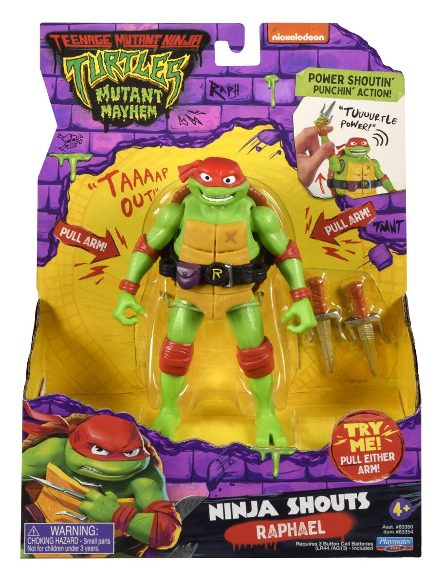  Turtles Mutant Mayhem Power Sounds 14cm-Raphael