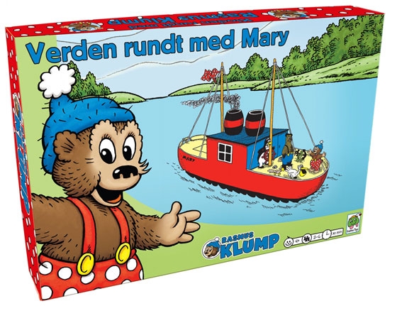 Rasmus Klump verden rundt med Mary - 10 farverige puslespil