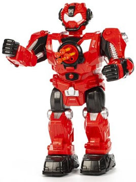 R/C Fjernstyret skydende Robot - Rød
