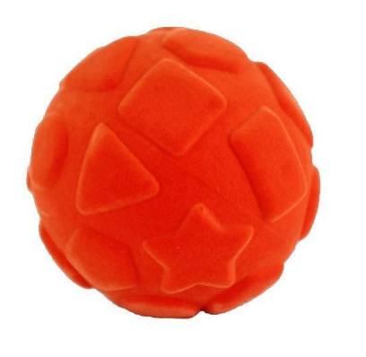 Rubbabu Bold Stor - Shapes Ball - Orange Ø 10 cm