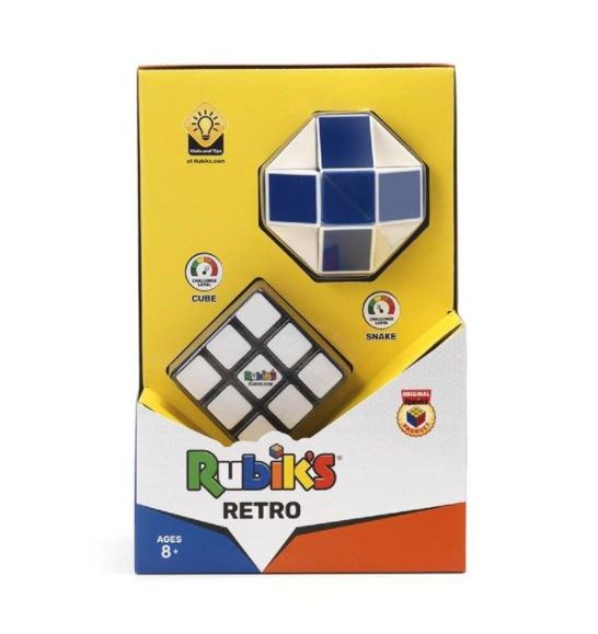 Rubiks Cube Duo pakke - Retro Snake og Cube 3x3