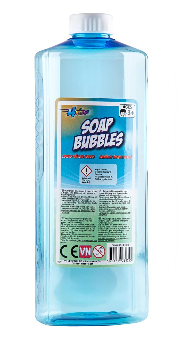 4-Kids Sæbeboblevand Refill 1 Ltr.