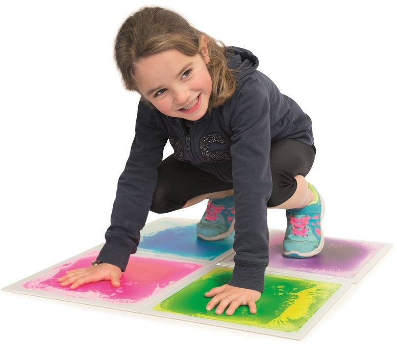 Sansemåtte 30 x 30 cm - 1 stk - assorterede farver