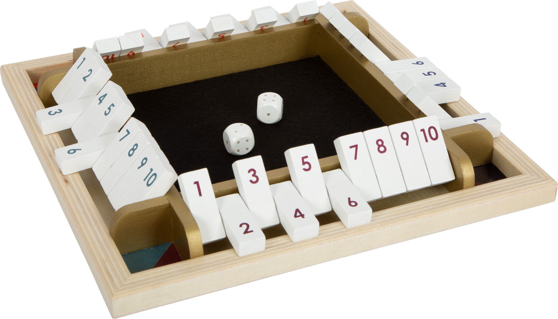 Shut the Box spil til 4 spillere