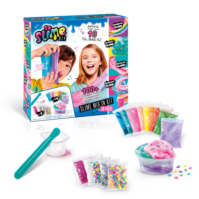 So Slime gør-det-selv slim - 10-pak