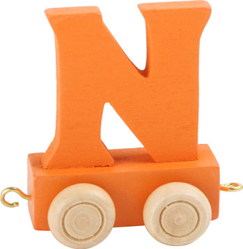 Small Foot Navnetog - Bogstav N i Orange