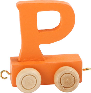 Small Foot Navnetog - Bogstav P i Orange