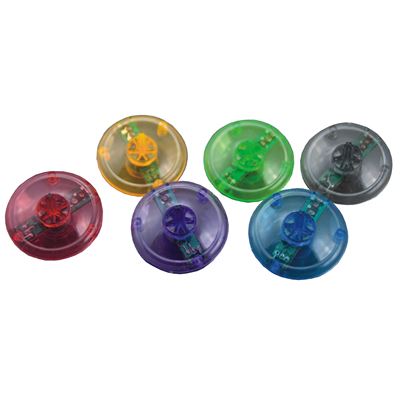 Kuenen Snurretop m. led lys - assorterede