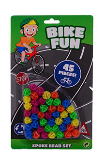 Bike fun Spokebeads til børnecyklen - 45 stk.