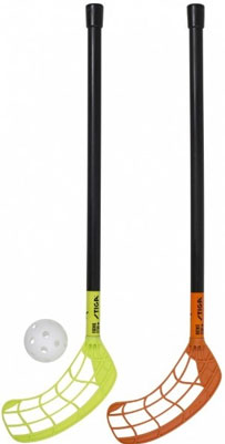 Stiga Floorball/Hockey Sæt - 2 stave og bold - 55 cm