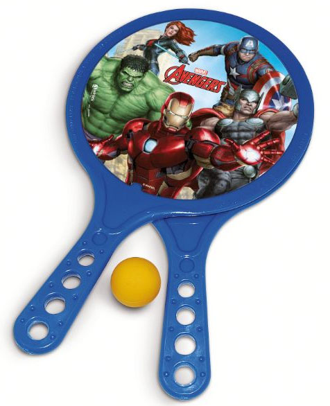  Strandtennis m. 2 bat og 1 bold - Avengers