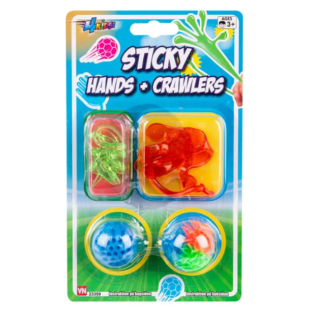 4-KIDS STICKY SÆT - 6 DELE