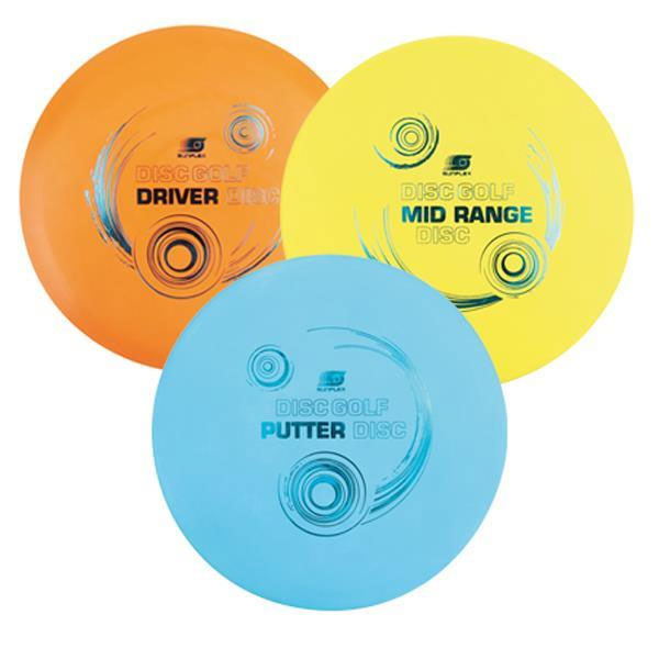 Sunflex - Frisbee Golf m. 3 Disc