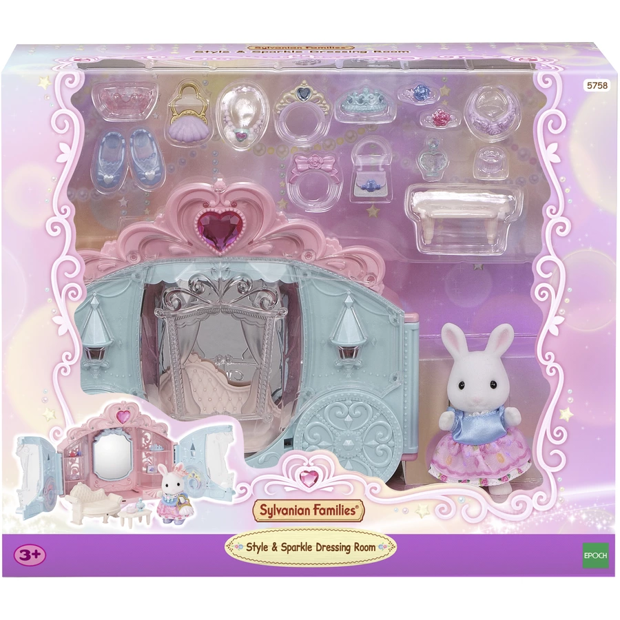 Sylvanian families - Style & Sparkle omklædningsrum