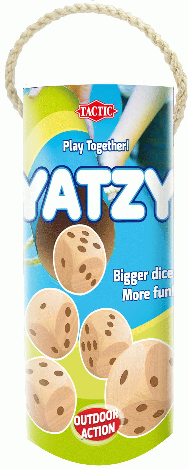 Yatzy XL - Stort udendørs spil til børn - Terning 5x5 cm