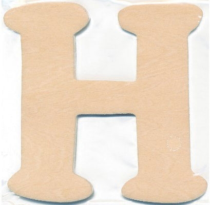 Træbogstav H