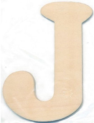 Træbogstav J