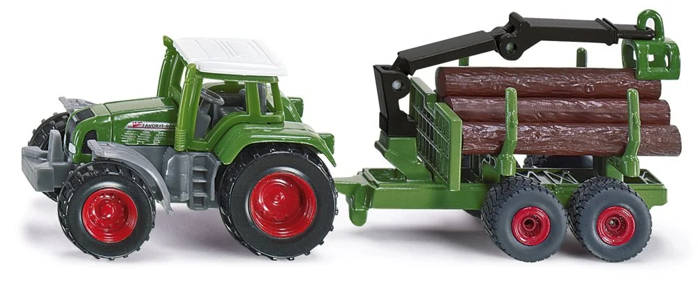 Siku Traktor med trailer 1:64