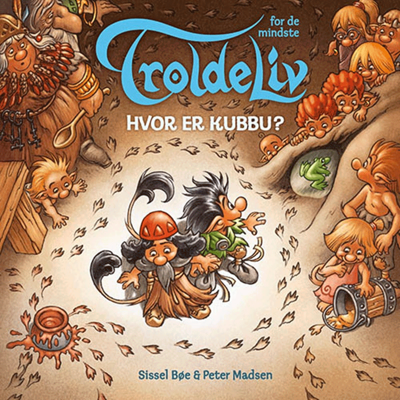 Troldeliv - Hvor er Kubbu - Papbog med døre og figurer