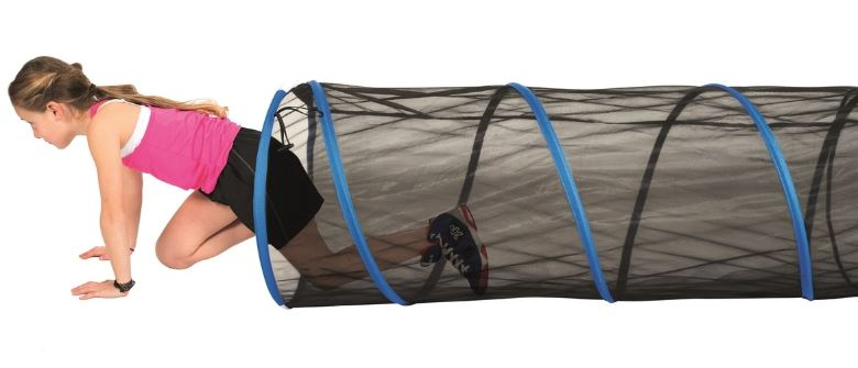 Play tunnel -  gennemsigtig 250 cm - Ø50 cm