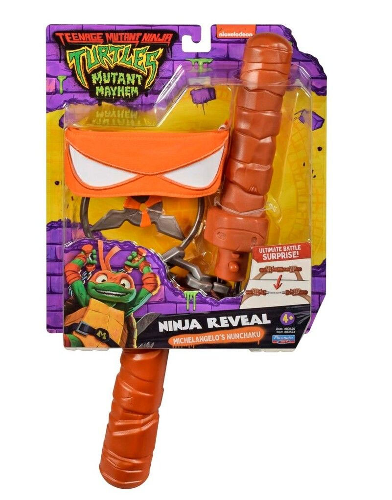 Teenage Mutant Ninja Turtles Mayhem Våben Sæt - Michelangelo
