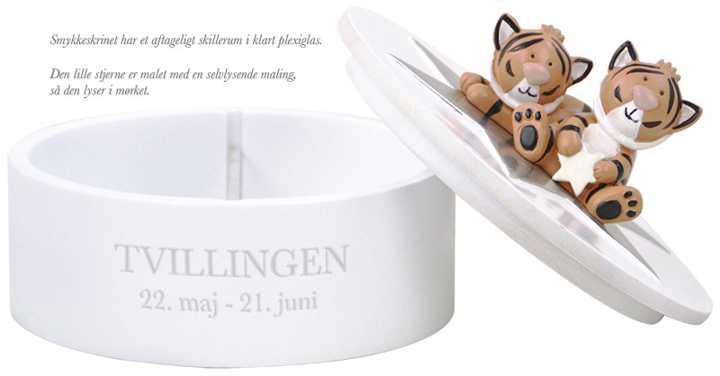 Kids By Friis stjernetegns smykkeskrin - Tvilling