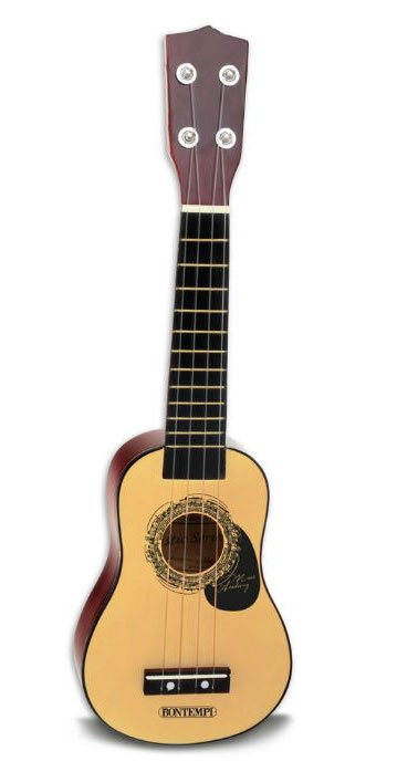 Bontempi Børne Ukulele i træ 53 cm - realistisk lyd