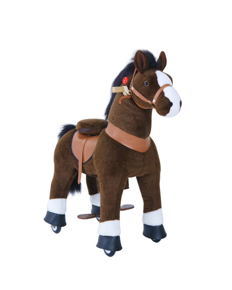 PonyCycle Small Mekanisk Pony Chokolade brun