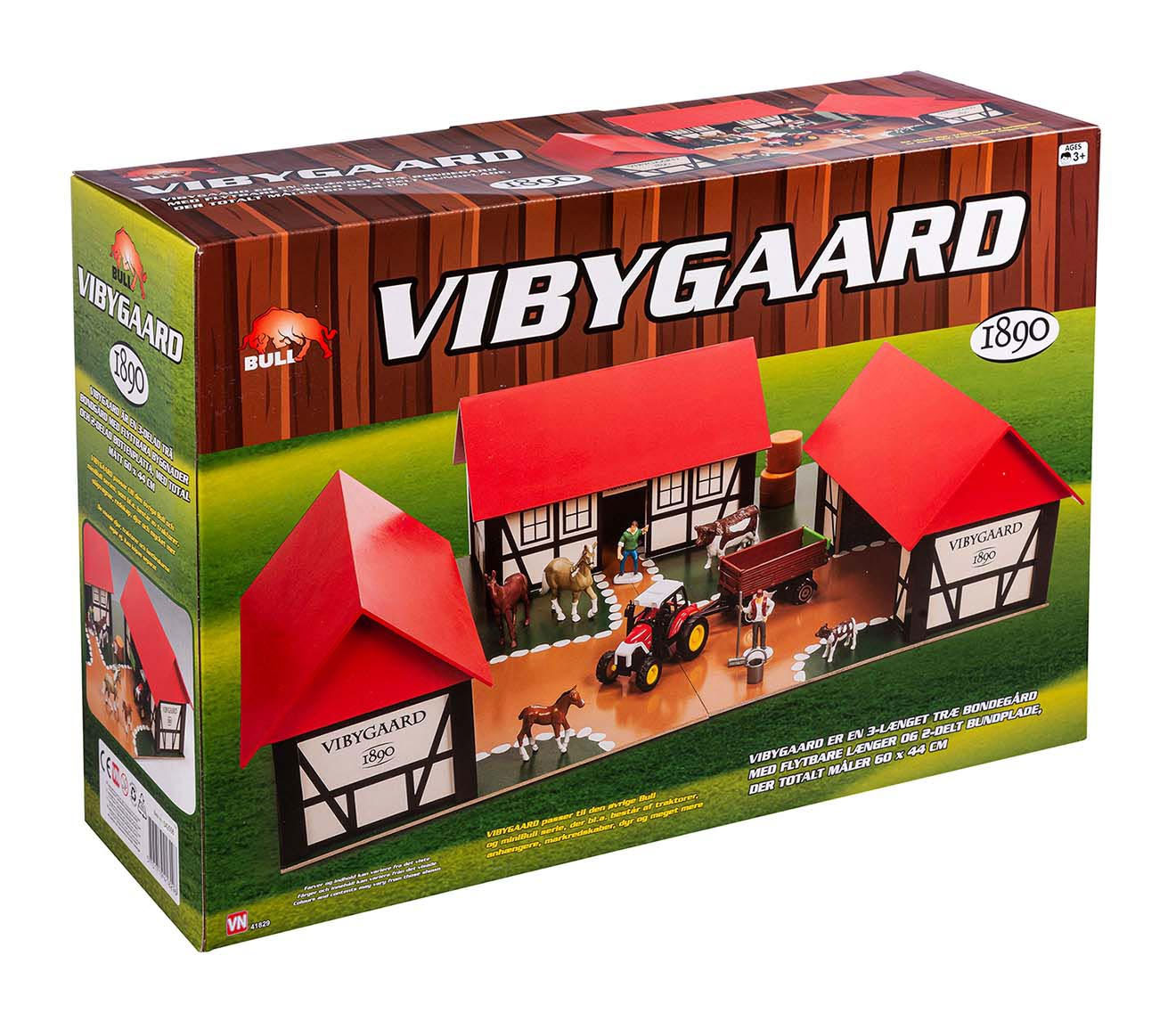 Bull Bondegård i træ - Vibygaard